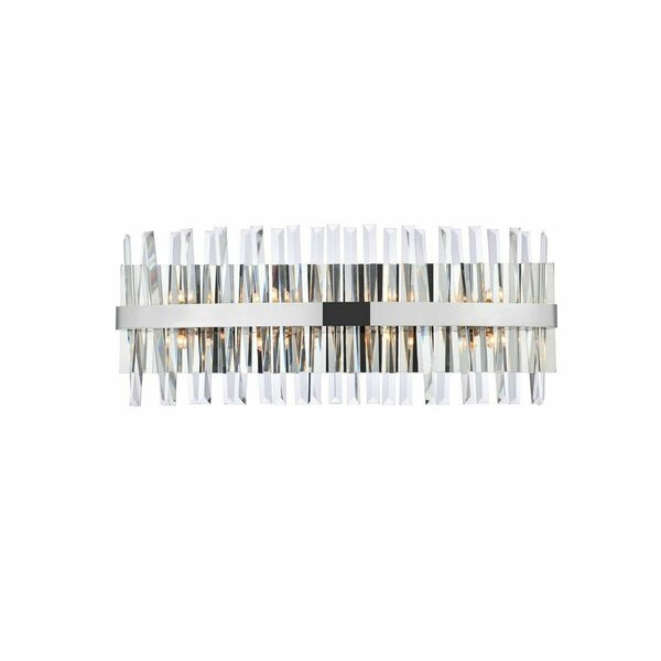 Lighting Business 30 in. Serephina Crystal Bath Sconce Chrome LI2955722